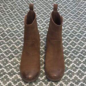 Teva Chestnut Leather Ankle Boots